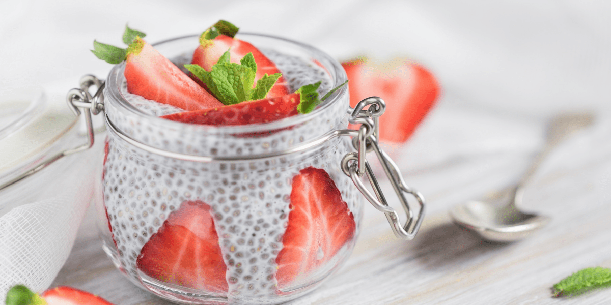 Strawberry Chia Seed Pudding