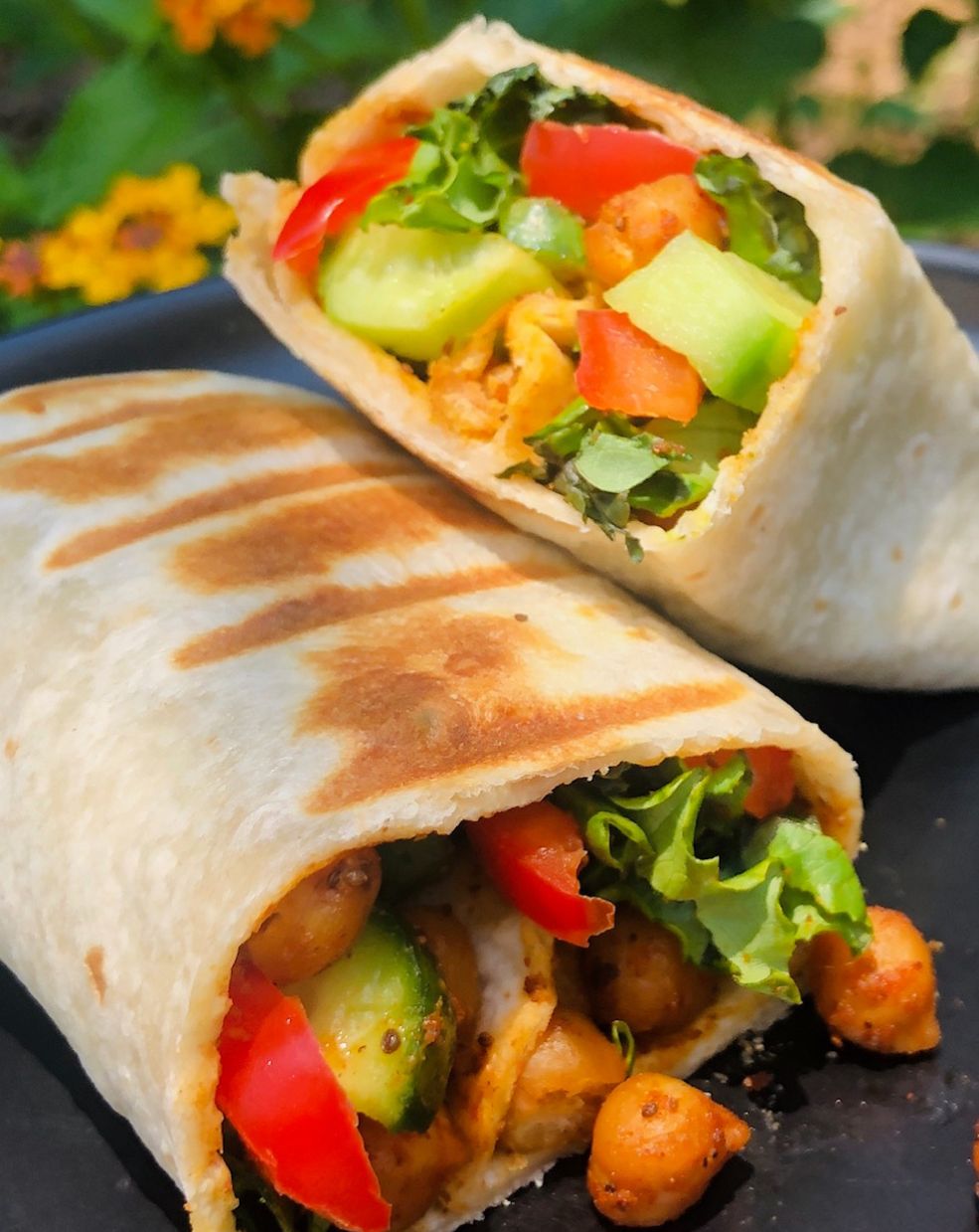 Quick & Healthy Chickpea Wrap Recipe